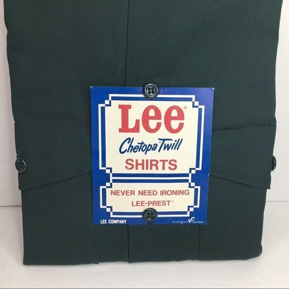 Lee Chetopa Twill Men’s 1970s Vintage Work Shirt - Picture 2 of 10